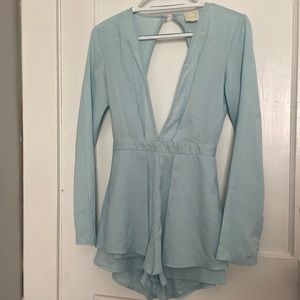 Australia boutique light blue romper